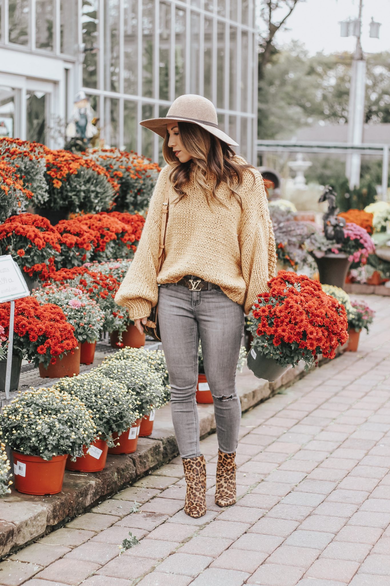cozy chunky knit sweater