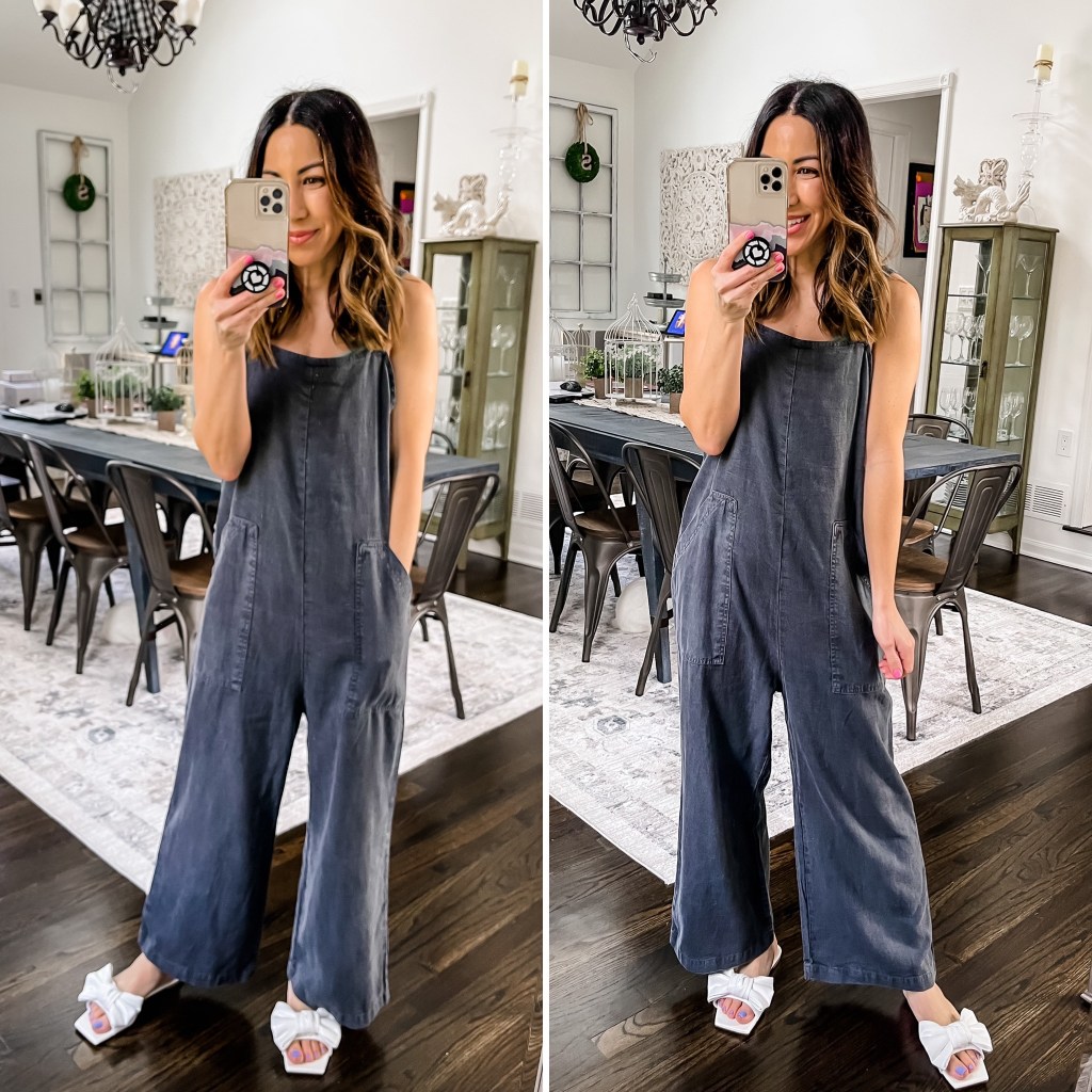 March Target Style Finds by top US fashion blog, House of Leo Blog: March Target style finds, image of utility jumpsuit