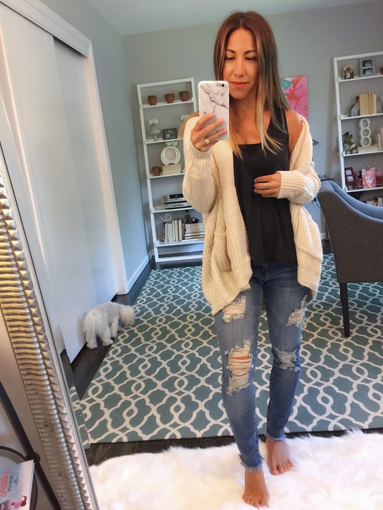 Top basics from the Nordstrom Anniversary Sale featured by top US fashion blog, House of Leo: ripped skinny jeans