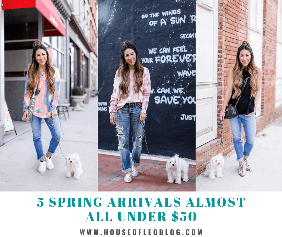 5 Spring Arrivals Almost All Under $50 by top US fashion blog, House of Leo Blog: spring arrivals