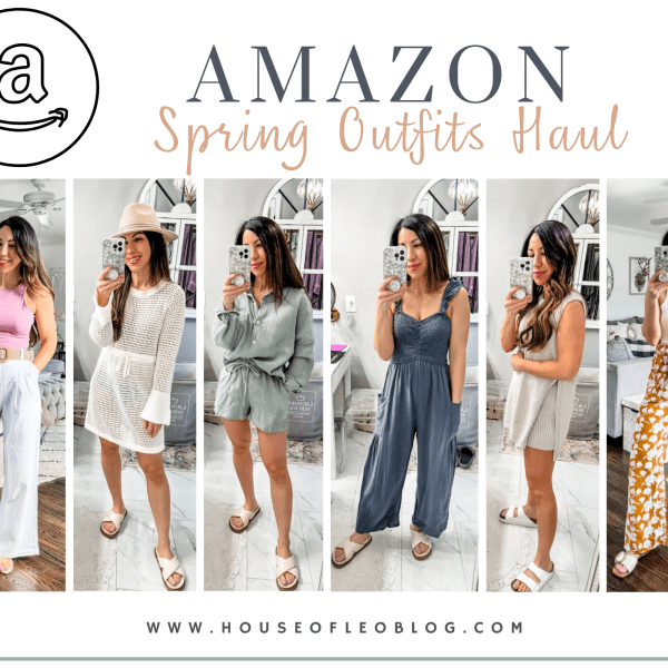 Amazon Spring Outfits Haul by top US fashion blog, House of Leo Blog