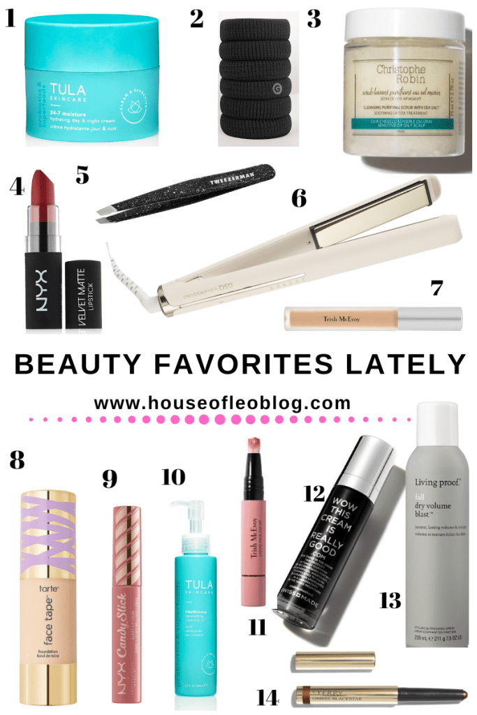 Beauty Favorites Lately by top US beauty blog, House of Leo Blog: image of beauty favorites lately