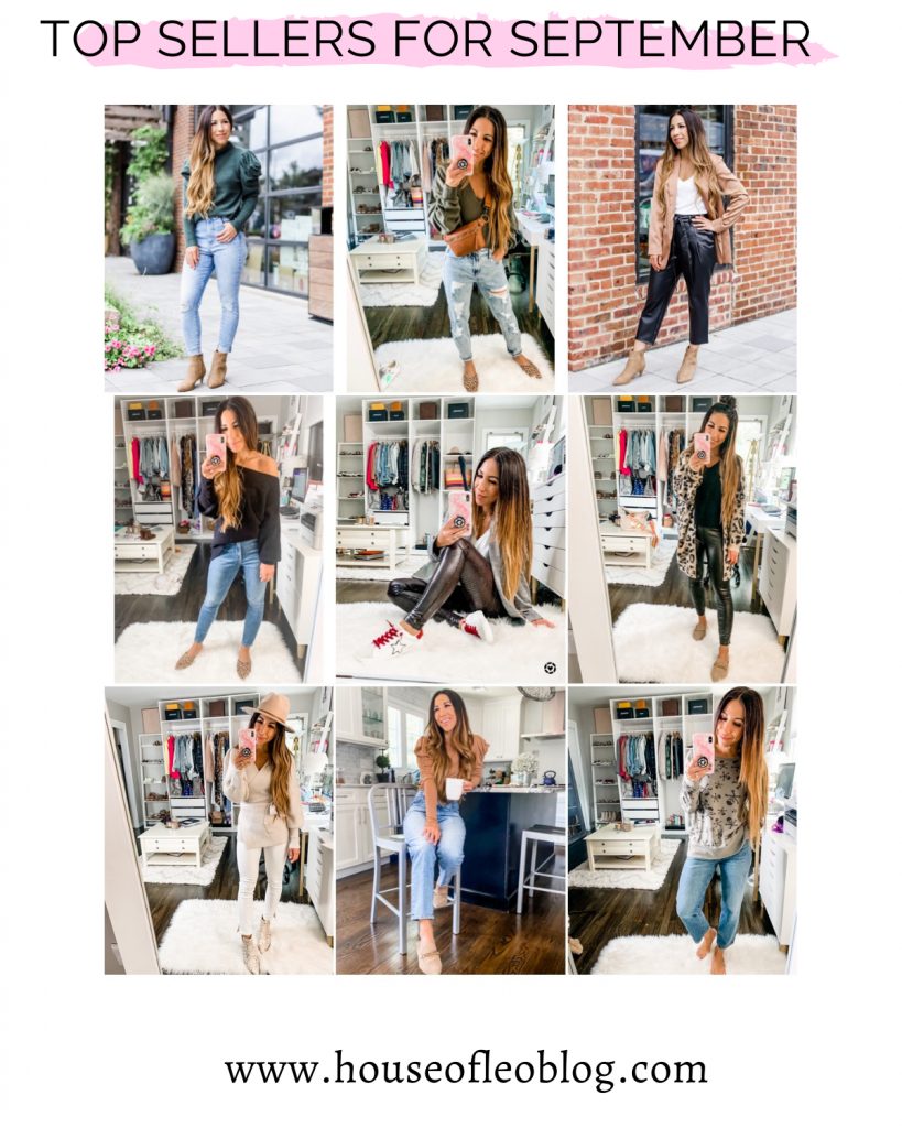Top Sellers For September by top US fashion blog, House of Leo Blog: top sellers for September