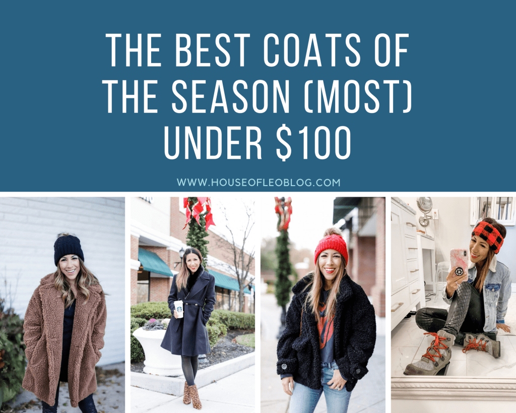 The Best Coats Of The Season (Most) Under $100 by top US fashion blog, House of Leo Blog: image of the best coats of the season